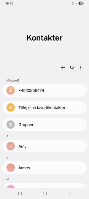 Vælg Menu-knappen