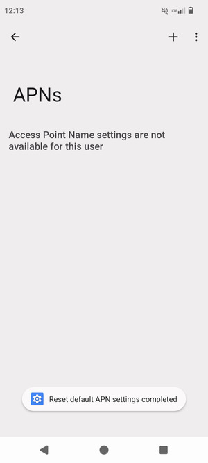 Select New APN
