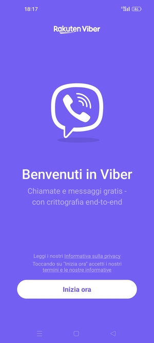 L'app è pronta per l'uso
