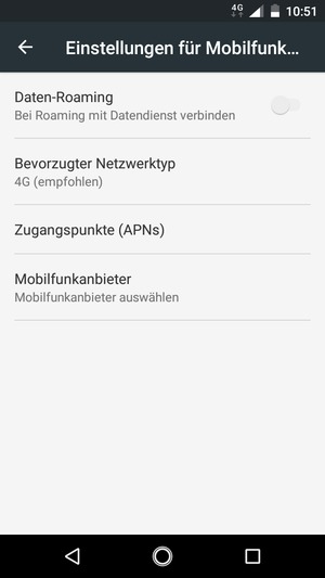 Wählen Sie Zugangspunkte (APNs)