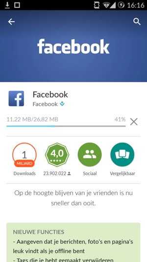 Wacht tot het installatieproces beëindigd is