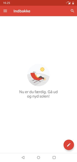 Din konto er klar til brug