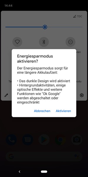 Wählen Sie Aktivieren