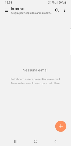 Il tuo account è pronto per l'uso
