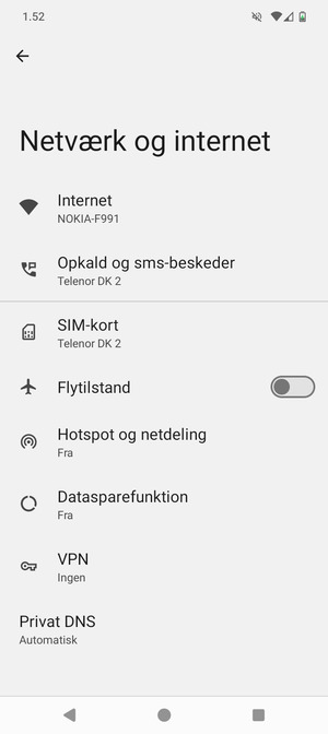 Vælg SIM-kort