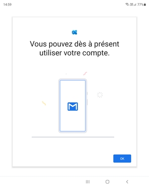 Sélectionnez OK