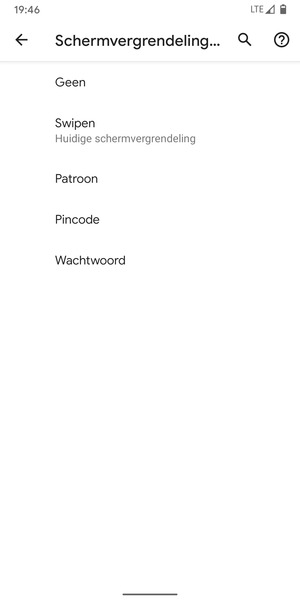 Selecteer Patroon