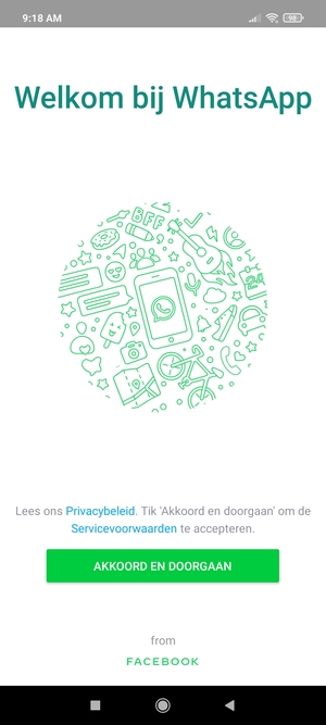 Uw app is klaar voor gebruik