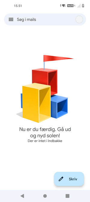 Din konto er klar til brug