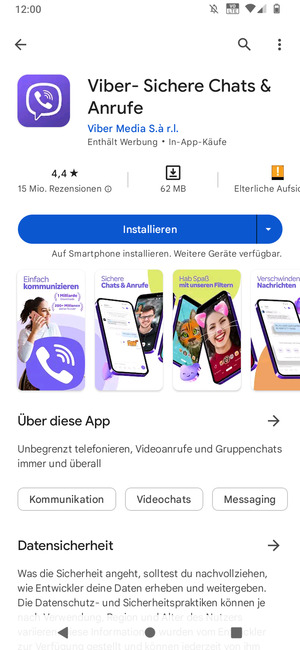 Wählen Sie Installieren