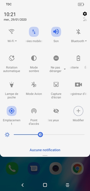 Désactiver le Emplacement