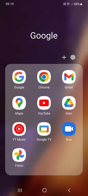 Vælg Gmail