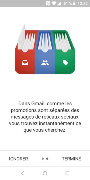 Sélectionnez TERMINÉ