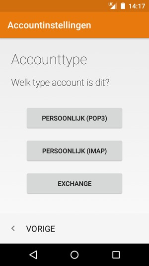 Selecteer EXCHANGE