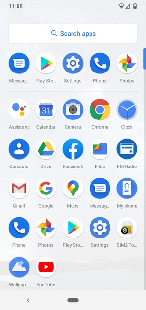 Select Settings