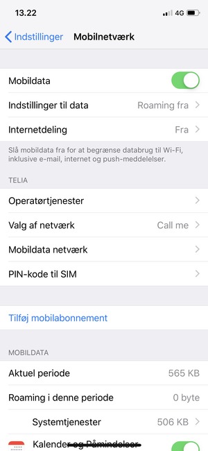 Vælg PIN-kode til SIM