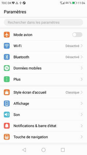 Sélectionnez Wi-Fi