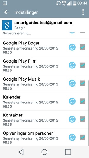 Dine kontakter fra Google vil nu blive synkroniseret til din telefon