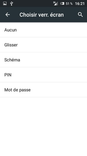 Sélectionnez Schéma