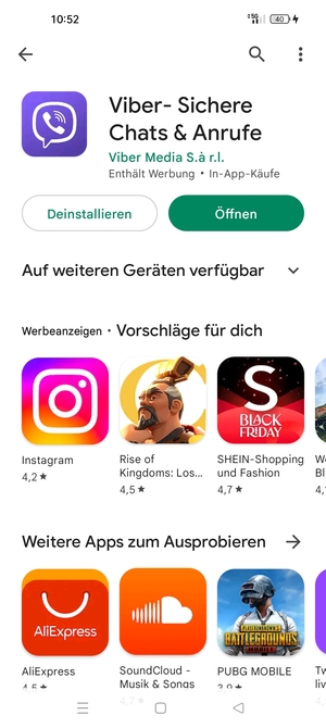 Wählen Sie Öffnen