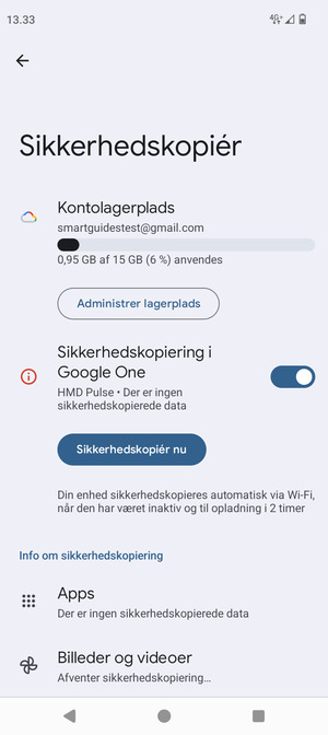 Vælg Kontolagerplads
