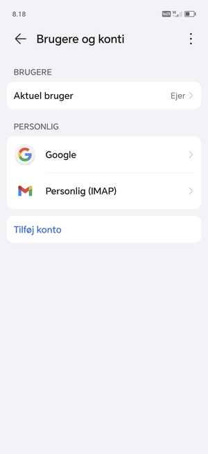 Vælg Google