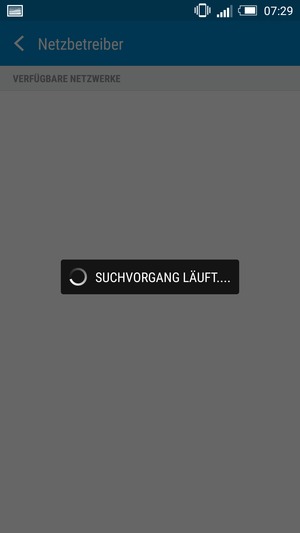 Warten Sie, bis die Suche abgeschlossen ist