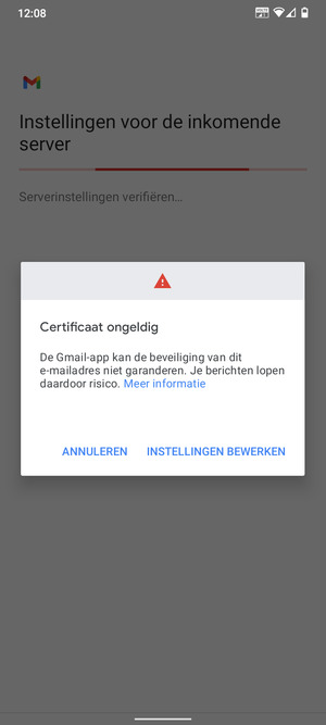 Selecteer INSTELLINGEN BEWERKEN