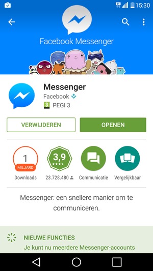 Selecteer OPENEN