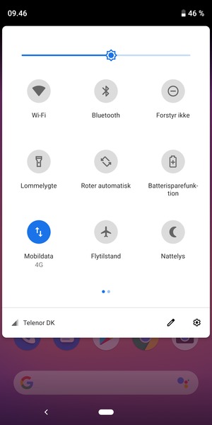 Slå Batterisparefunktion til