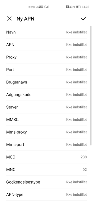Indtast MMS-oplysninger