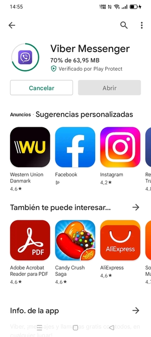 Espere a que el proceso de instalación finalice