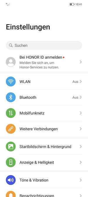 Wählen Sie WLAN