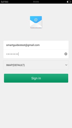 Enter your Gmail or Hotmail address and Password. Select Sign in