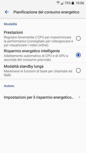 Attiva Risparmio energetico intelligente