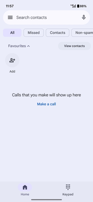 Select Keypad