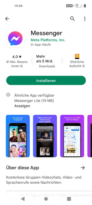 Wählen Sie Installieren