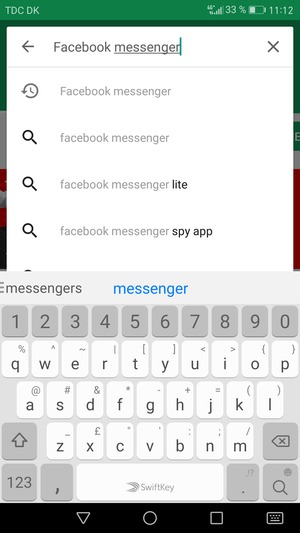 Enter the app name and select Search