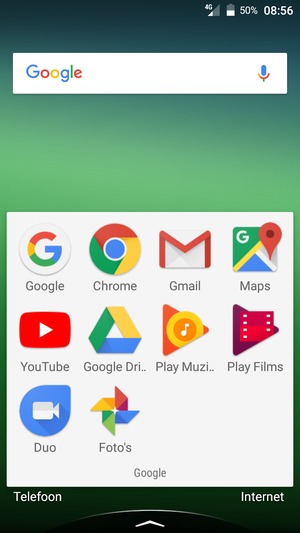 Selecteer Gmail