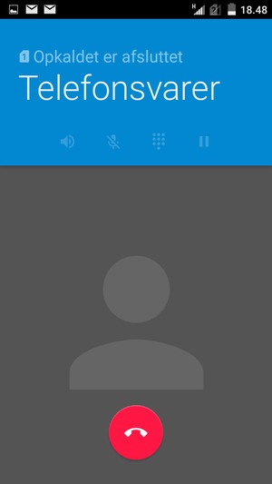 Ringer til Telefonsvarer