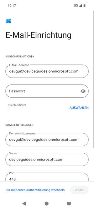 Geben Sie Ihre Passwort ein