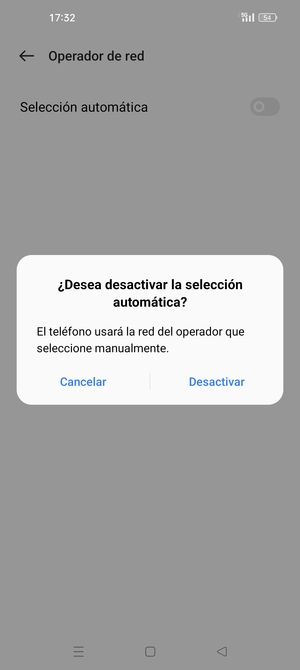 Seleccione Desactivar