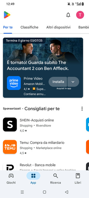 Seleziona Ricerca