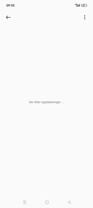 Vent til søket er ferdig