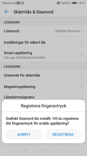 Välj AVBRYT