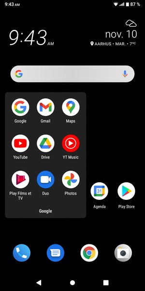 Sélectionnez Gmail