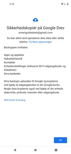 Vælg OK