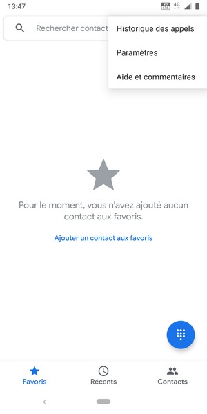 Sélectionnez Paramètres