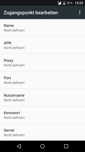 Geben Sie MMS-Informationen ein