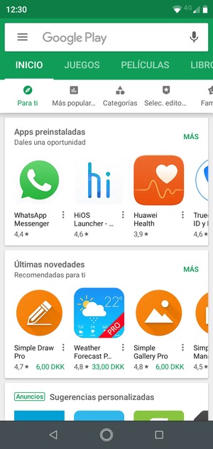 Seleccione la barra de Búsqueda